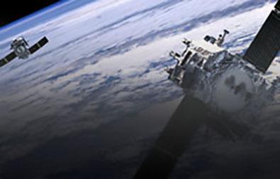 Satellites over Earth